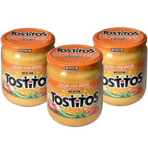 Tostitos Salsa Con Queso Cheese Sauce Dip - Medium Tomato Flavor, 15.5 oz, 3 Count