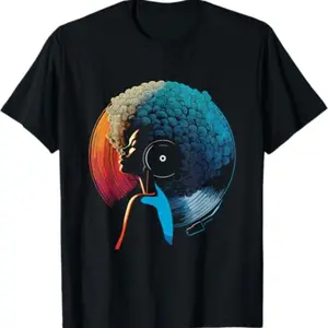 Vintage 70s 80s Afro Funk Soul Disco Retro T-Shirt