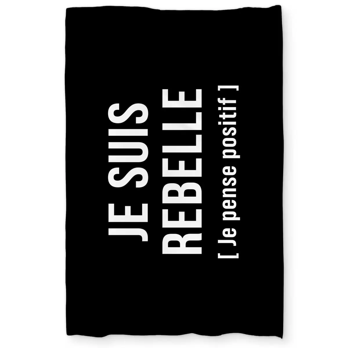 Begin Home Decor C1DCTXLW2D4AVX I M Rebellious Office White Twin Size Extra Long Duvet Cover - Decor Essentials