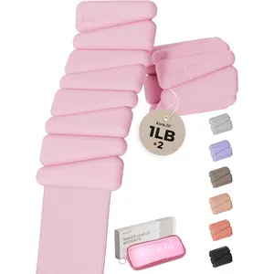 Pilates Weight | Wrist & Ankle Weights for Women | Weighted Bangles | 1LB/ 2LB Each (Set of 2)