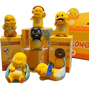 Anime Character Milk Dragon Blind Box, Cute Cartoon Dinosaur PVC Action Figure Model, Home Decor, Office Desktop Ornament, Party Gift Toy