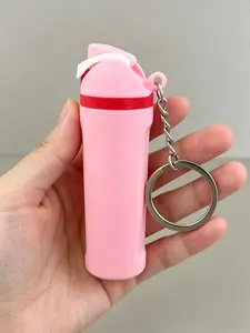 Creative Fruit Cup Keychain, Mini Portable Design, Durable Material, Fashion Accessory, Ideal Gift, Easter Egg Filler, All-Season Use