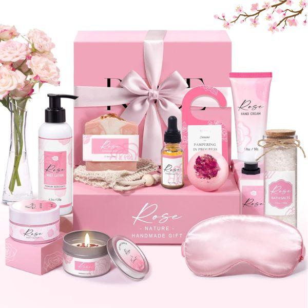 Gifts for Women – Birthday & Spa Gift Basket, Relaxing Self-Care Package for Mom, Wife, Sister, Aunt, Bridal Shower, Friendship & Thank You Gifts, and 'perfect for Christmas gift