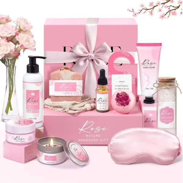Gifts for Women – Birthday & Spa Gift Basket, Relaxing Self-Care Package for Mom, Wife, Sister, Aunt, Bridal Shower, Friendship & Thank You Gifts, and 'perfect for Christmas gift