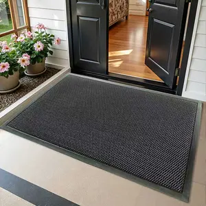 Mesh Quick-Dry Door Mat—Heavy-Duty，Dirt Trapper for Outdoor&Indoor Use，I deal for Entrance，Mudrooms，Patios，and Garages，Low-Profile，Non-Slip，Washable