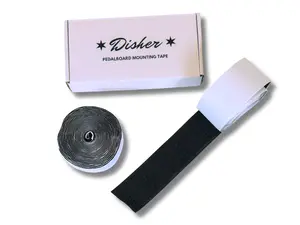 Disher Guitar Pedalboard Mounting Tape 13ft long, 2 inches wide (Hook & Loop) Extra Long