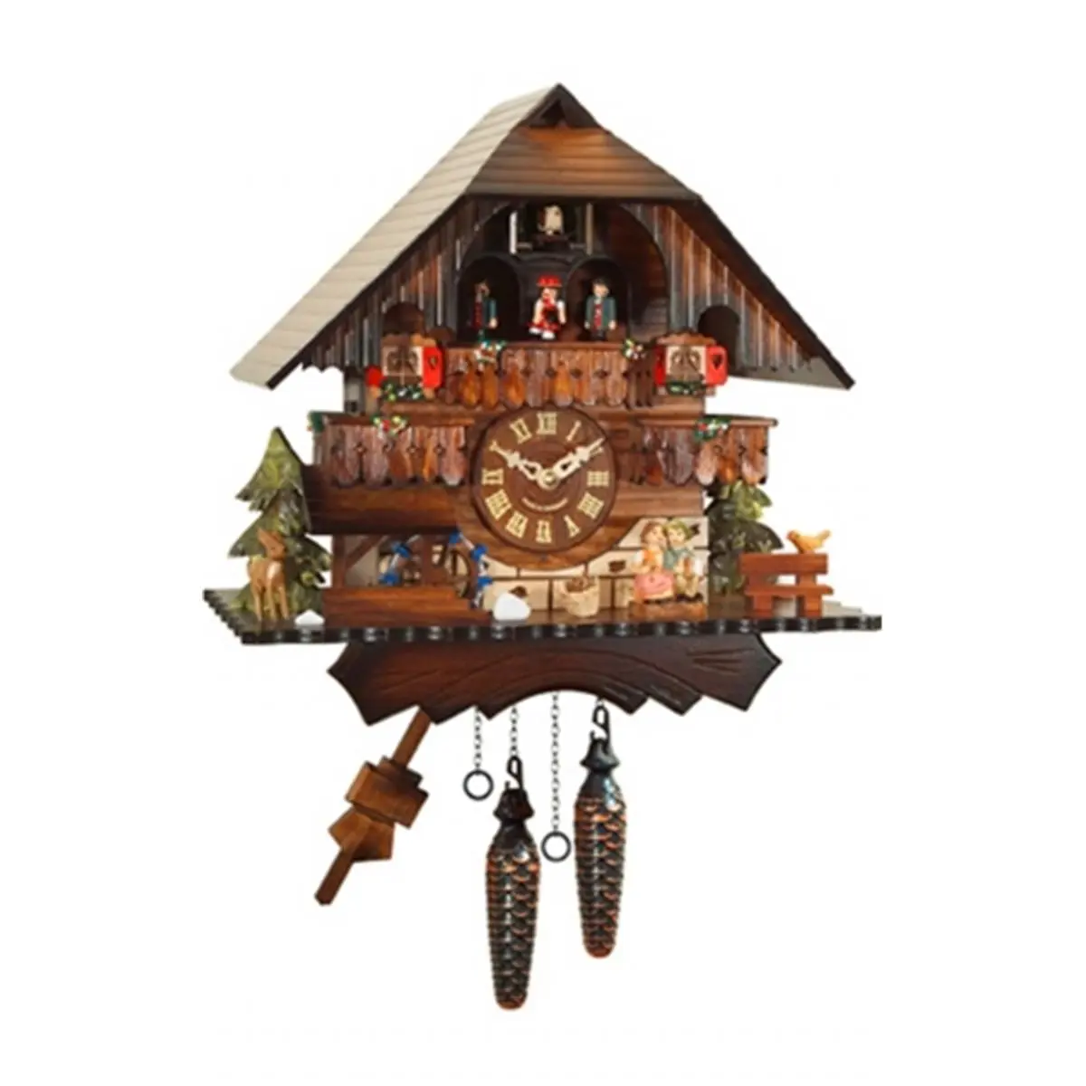 ENGS 4704QMT Engstler Battery-Operated Full-Size Cuckoo Clock, Home Decor, Room Decor Item for Home Supplies