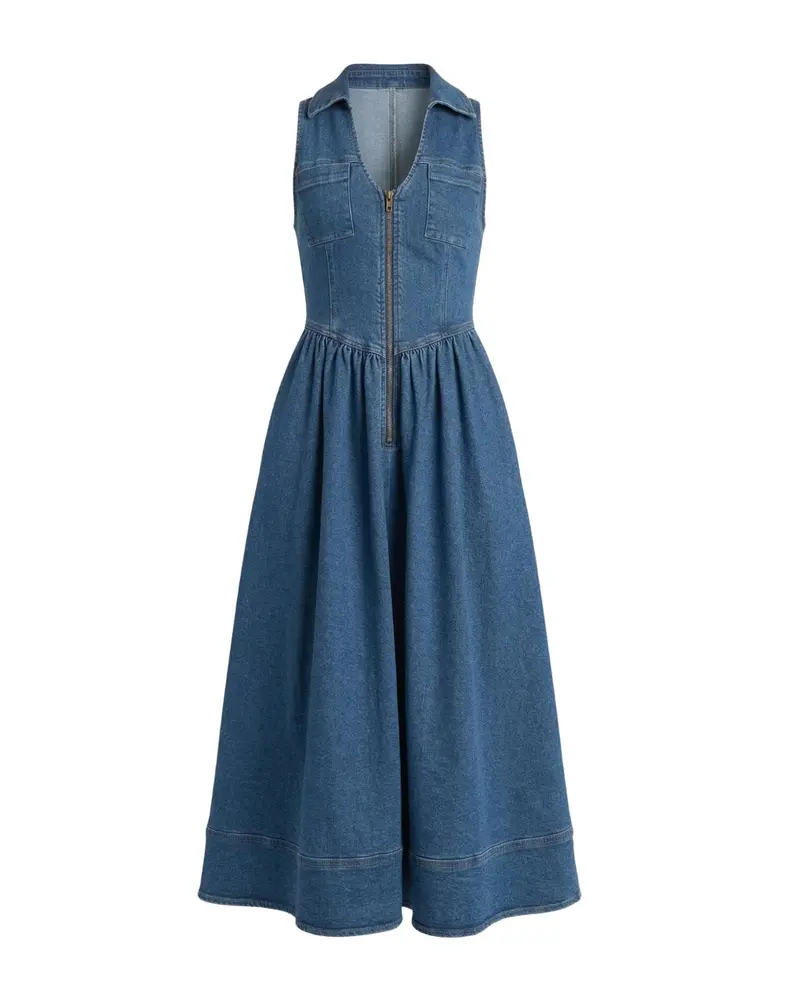 target denim midi dress - TikTok Shop