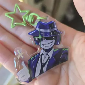 Chance Forsaken Keychain, Forsaken Acrylic Charm Keychain, Cute, Durable, And Perfect For Bags, Keys, Or Gifts. Great For Daily Use Or As Thoughtful Little Gifts For Your Friends And Yourself.