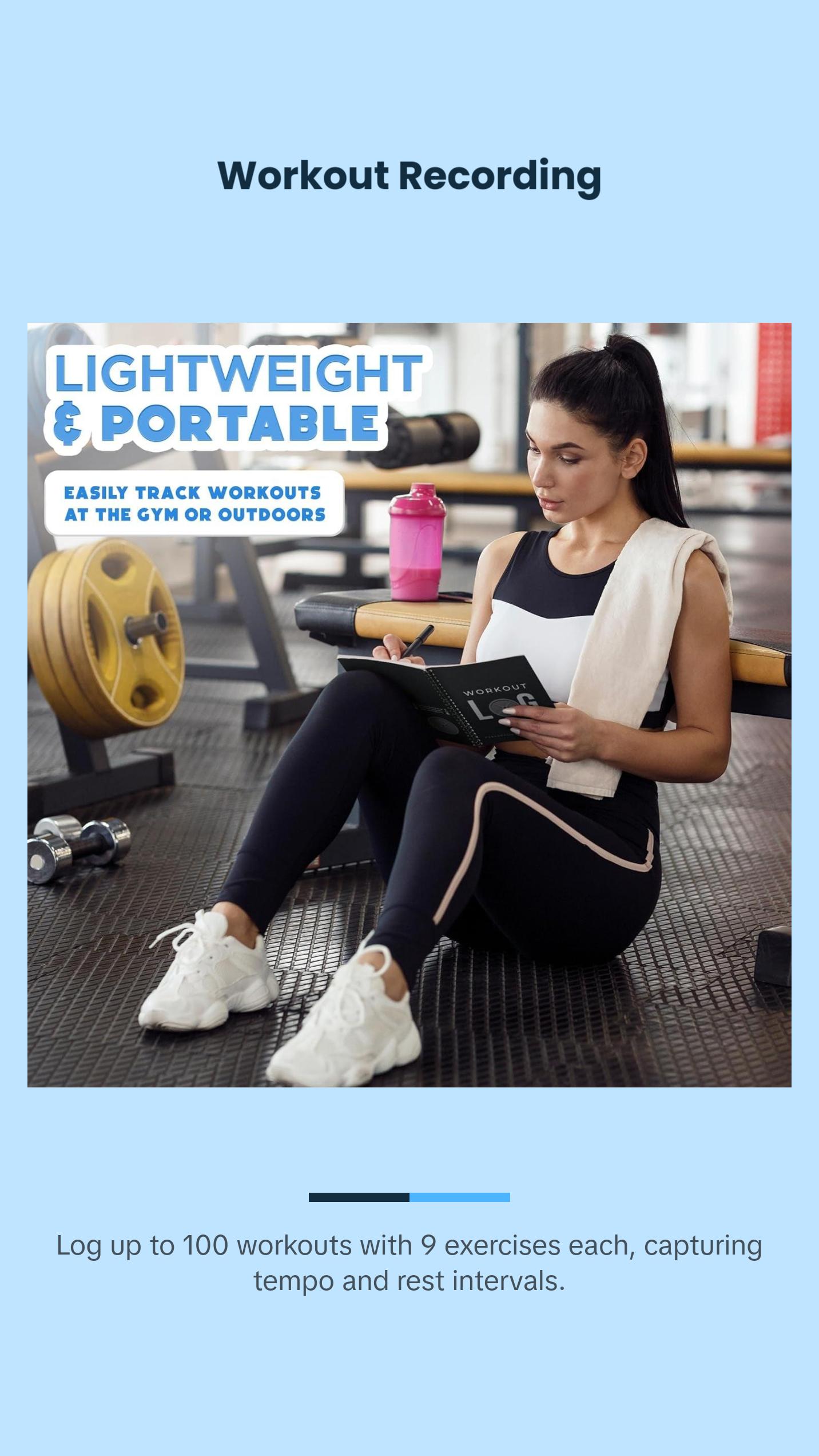 Workout Planner for Daily Fitness Tracking & Goals Setting - A5 Size, 6” X 8”, Charcoal Gray - Men & Women Personal Home & Gym Training Diary - Log Book Journal - by