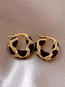 Vintage Elegant Circle Earrings, Charming Hoop Design, Fashion Jewelry for Parties, Daily Wear Accessories, Versatile Birthday Gift, Zinc Alloy Style