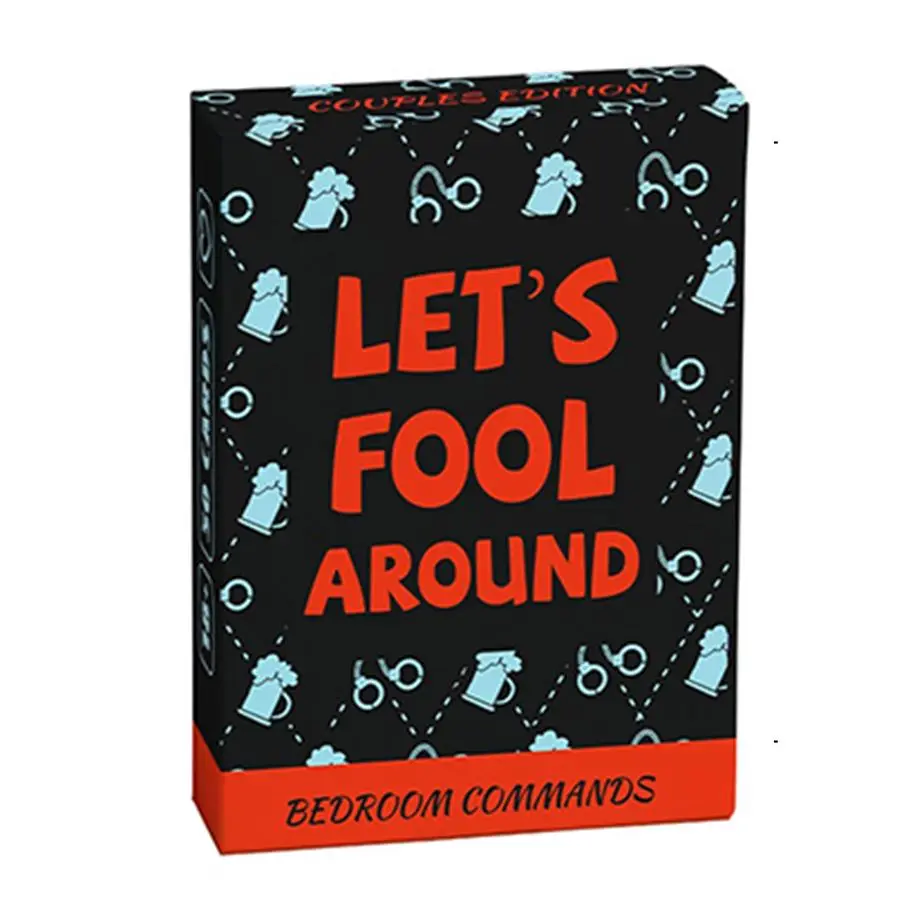 Let's Fool Around  Card Game, 50pcs/box Couple Game Cards, Fun Card Game for Couples to Play Together After Dinner, Party Table Game, Tabletop Games