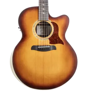 Sawtooth Australian Blackwood Jumbo Cutaway 24 Fret Acoustic Electric Guitar w Red Cedar Top
