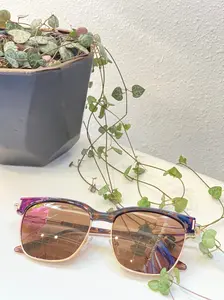 PETRA SUNGLASSES IN TORTOISE FADE AND GOLD