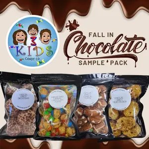 3 Kids Candy Fall In Chocolate Freeze Dried Candy Assortment