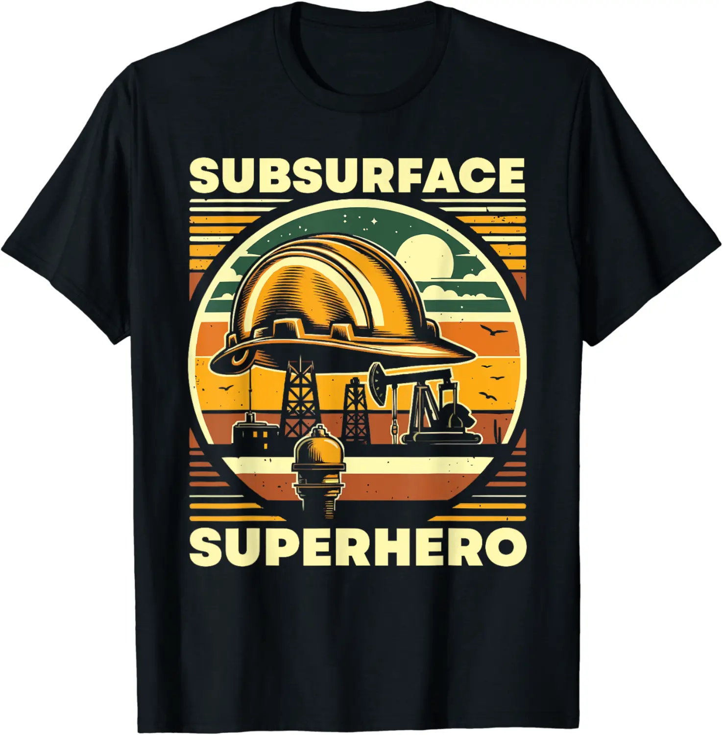 Drilling Engineer Job Profession Oil Rig Worker T-Shirt - Rosazamorap Shop 53B0CYS839Y3