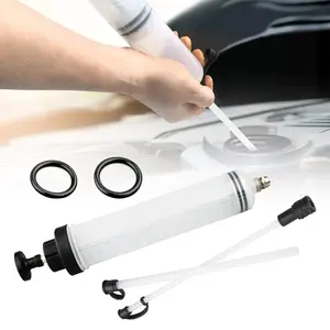 Manual Oil Changer for Cars — Dual-Purpose Syringe-Type Tool for Changing Engine Oil and Brake Fluid, Suitable for Car Cleaning
