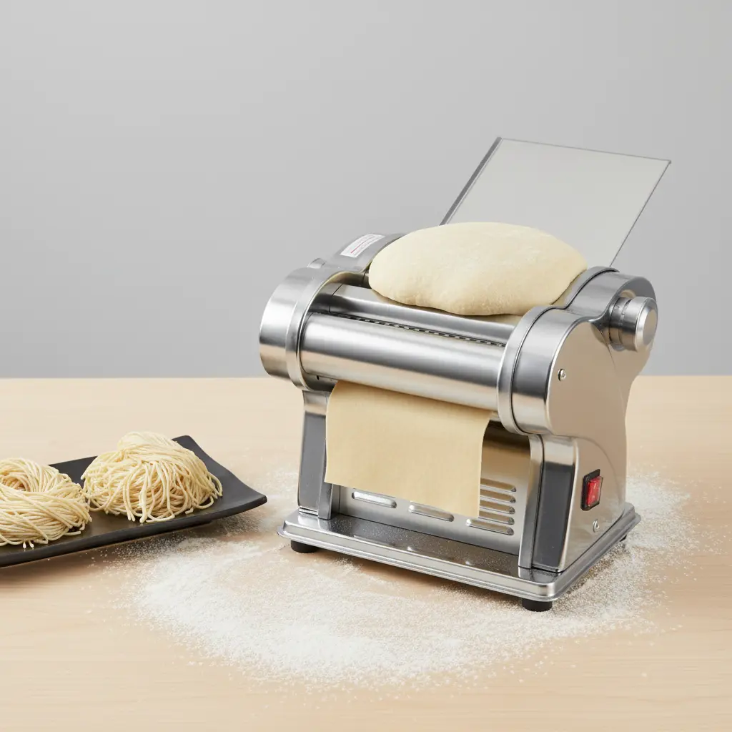 Electric Noodle Maker 8 Gear Thickness Adjustable for Dumpling Wonton Pancake Home Use Electric Noodle Maker 8 Gear Thickness Adjustable for Dumpling Wonton Pancake Home Use