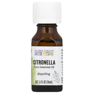 Aura Cacia Pure Essential Oil, Citronella, 0.5 fl oz (15 ml)