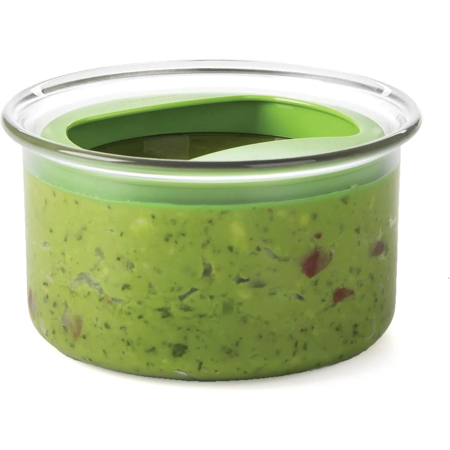 Progressive International Fresh Guacamole ProKeeper Plastic Kitchen Storage Container with Air Tight Lid (Green)