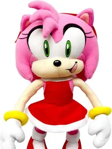 8" Sonic The Hedgehog Amy Rose Plush Doll Toy 8" Sonic The Hedgehog Amy Rose Plush Doll Toy