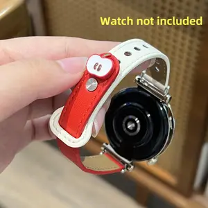 18mm 20mm 22mm Strap leather loop link For Samsung Galaxy Watch 7 FE 5 Pro 4 6 classic 44mm 40mm sport bracelet correa band Smartwatch Strap