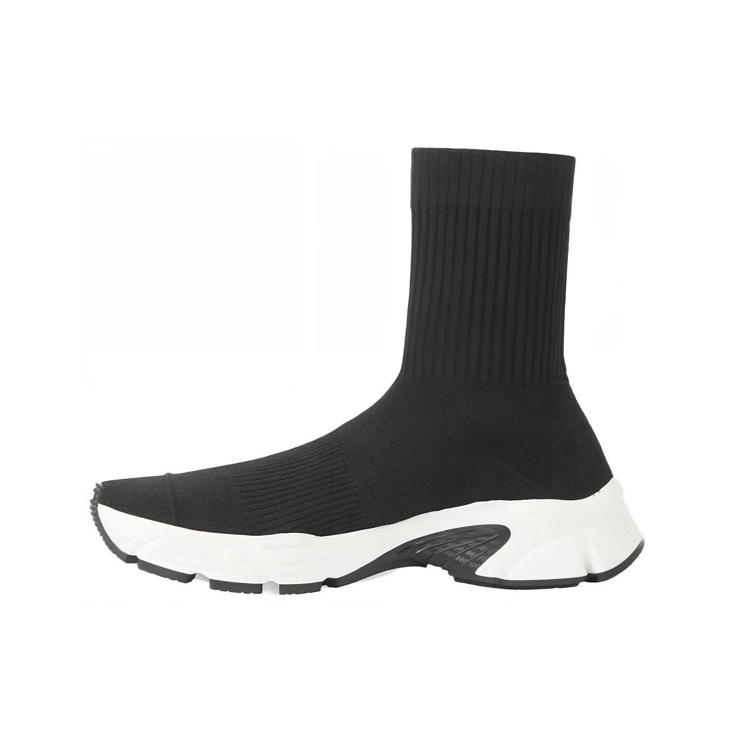Men's Balenciaga Speed 3.0 Closed-Toe High-Top Athletic Trainer, Black Casual Footwear for Walking