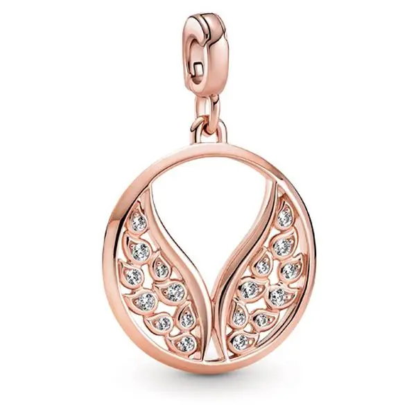 Pandora ME Burning Wings Medallion Bracelet 14ct Rose Gold-Plated Metal Blend Women's Jewelry 789672C01