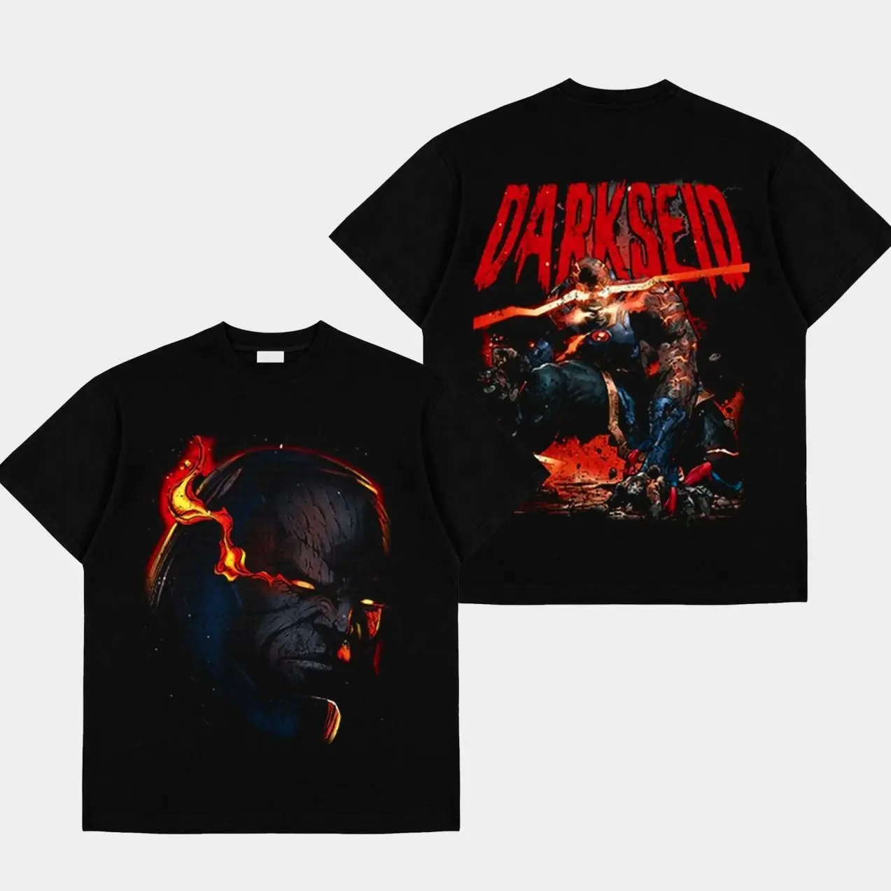 Darkseid “I am the end of all things.” Premium Cotton T-Shirt, Lord of Apokolips T-Shirt, Character Image Comics Fans Shirt, Dark Superhero T-Shirt, Comic Book Fans T-Shirt, Superhero Graphic Tee NTI