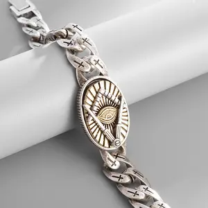 Trendy men's personalized bracelet cross phoenix pattern jewelry