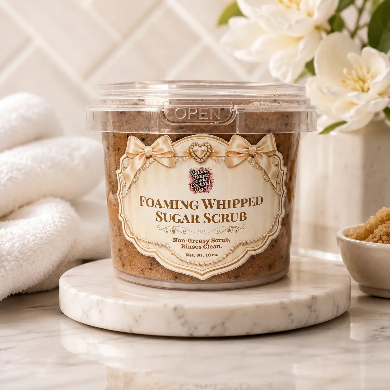 Body Sugar Scrub, Exclusive Scooping Event Available Tonight Only