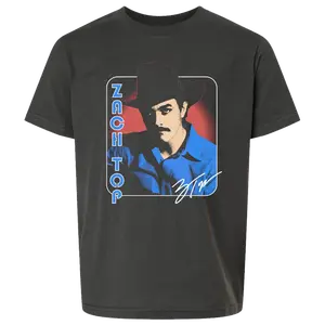 YOUTH Retro Photo Charcoal T-Shirt