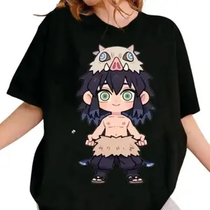 Chibi Inosuke Comfort colors Shirt – Cute Demon Slayer Anime Graphic Tee, Kimetsu no Yaiba Oversized Unisex 2025 Manga Fan Gift tees meme shirts silky graphic eli white boyfriend fit spencers