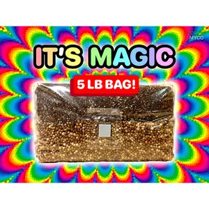 5lb Jumbo Size | Mushroom Grow Bag |  All In One Mushroom Grow Kit (5lb)