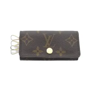 Pre-owned Louis Vuitton Canvas Small Leather Goods Monogram Key Case