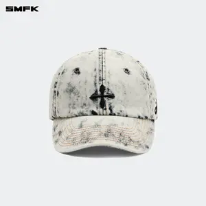 WILD World Denim Baseball Cap Creamy White