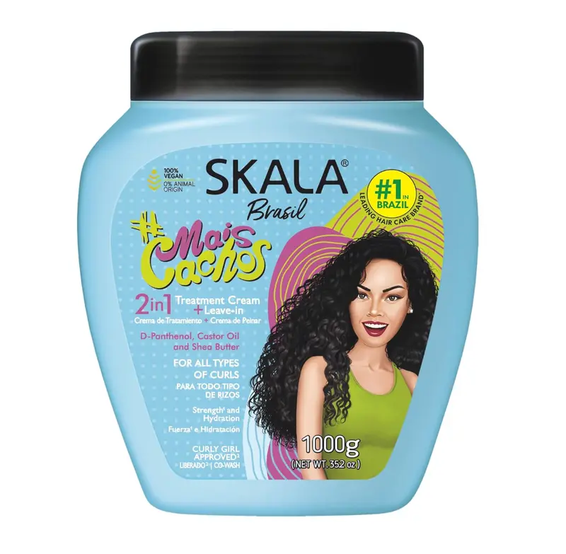 SKALA Mais Cachos for hair type 3ABC - 2 IN 1 Conditioning Treatment Cream & Cream To Comb 35.2oz