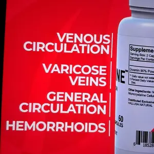 Product Review of HALLUSA NATURAL HALLOSMINE 300 Mg Diosmin Circulation 60 Capsules Gluten-Free Organic GMO-Free Sugar-Free Supplement for Healthy Circulation & Veins Health Made in USA Dietary from S**r