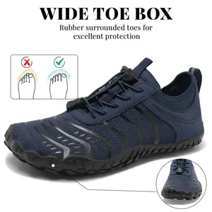 Reazuoy Men's Barefoot Running Shoes to Buy 2026 Lightweight Zero Drop Wide Toe Box Breathable Trending Footwear Outdoor Walking Athletic Sneakers for Gym Hiking Travel Casual Workout Shoes Gift for Men Women Boy Trainer