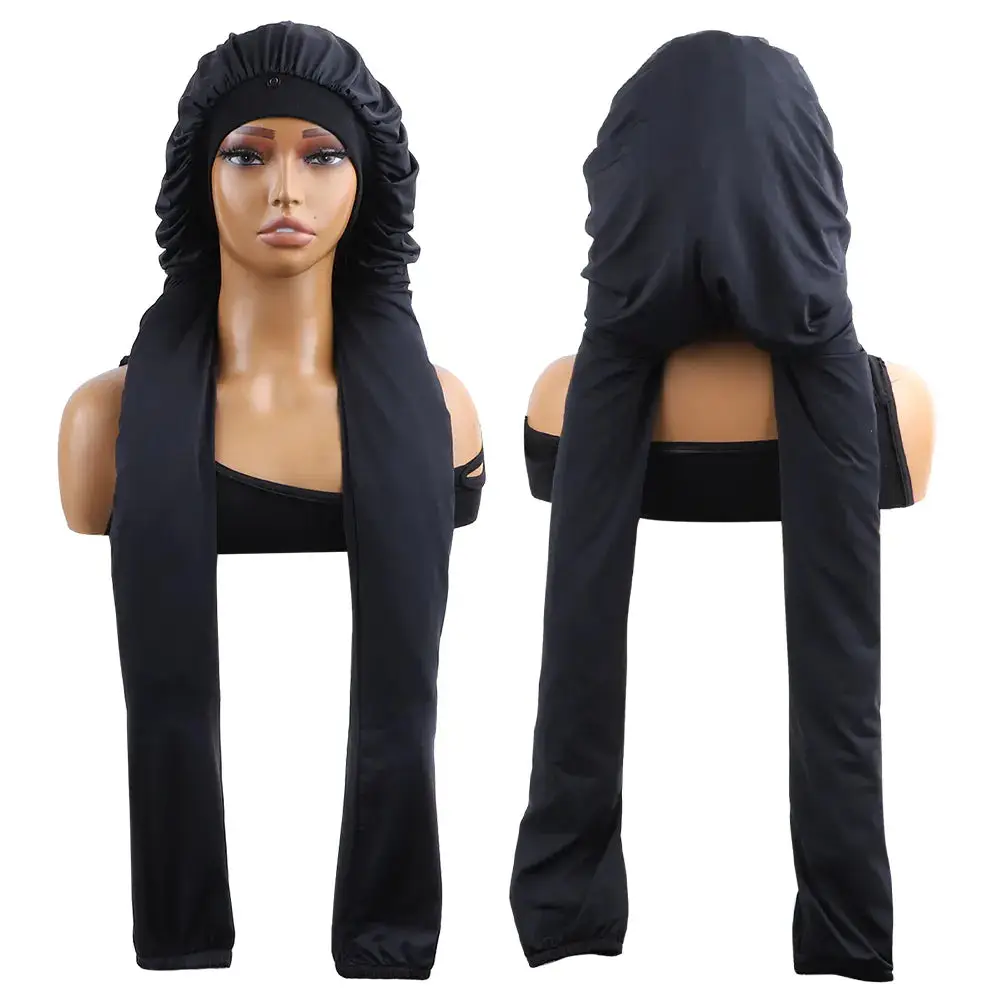 YGwigs Pantyhose Bonnet for Sleeping –2 in 1 Long Hair & Braids Protection & UV Shield, Breathable & Water-Resistant
