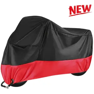 Universal Red Motorcycle Cover for All Seasons, Suitable for Scooters And Bicycles, Sizes M-4XL