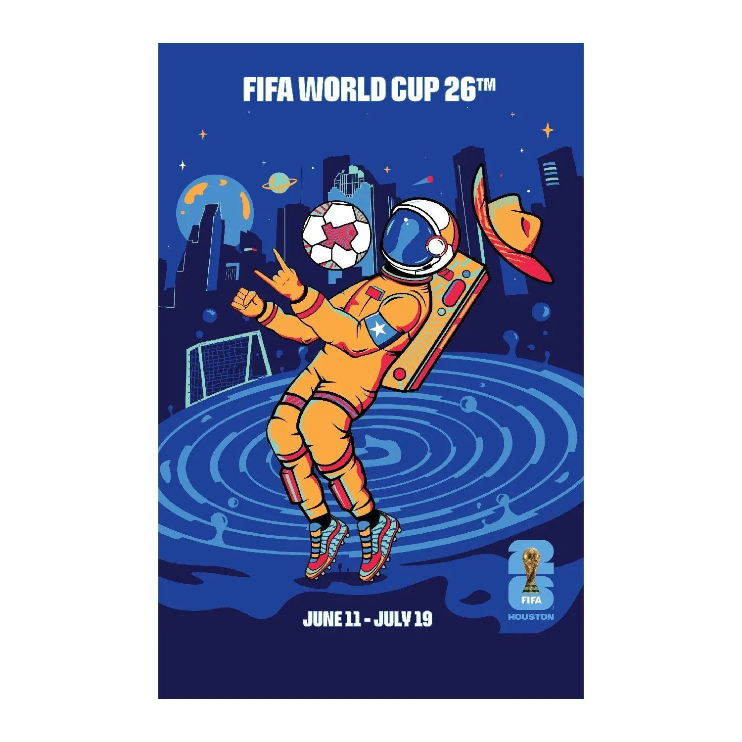 FIFA World Cup 2026™ Houston Host City Poster FIFA World Cup 2026™ Houston Host City Poster