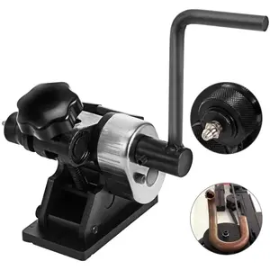 SummerWinsManual Steel Plate Ring Bender - 13.5 in Single Pinch Portable Hand Crank Hand Tool for 3 in and Larger Circular Ring Bending, Hand Toolsdealsforyoudays