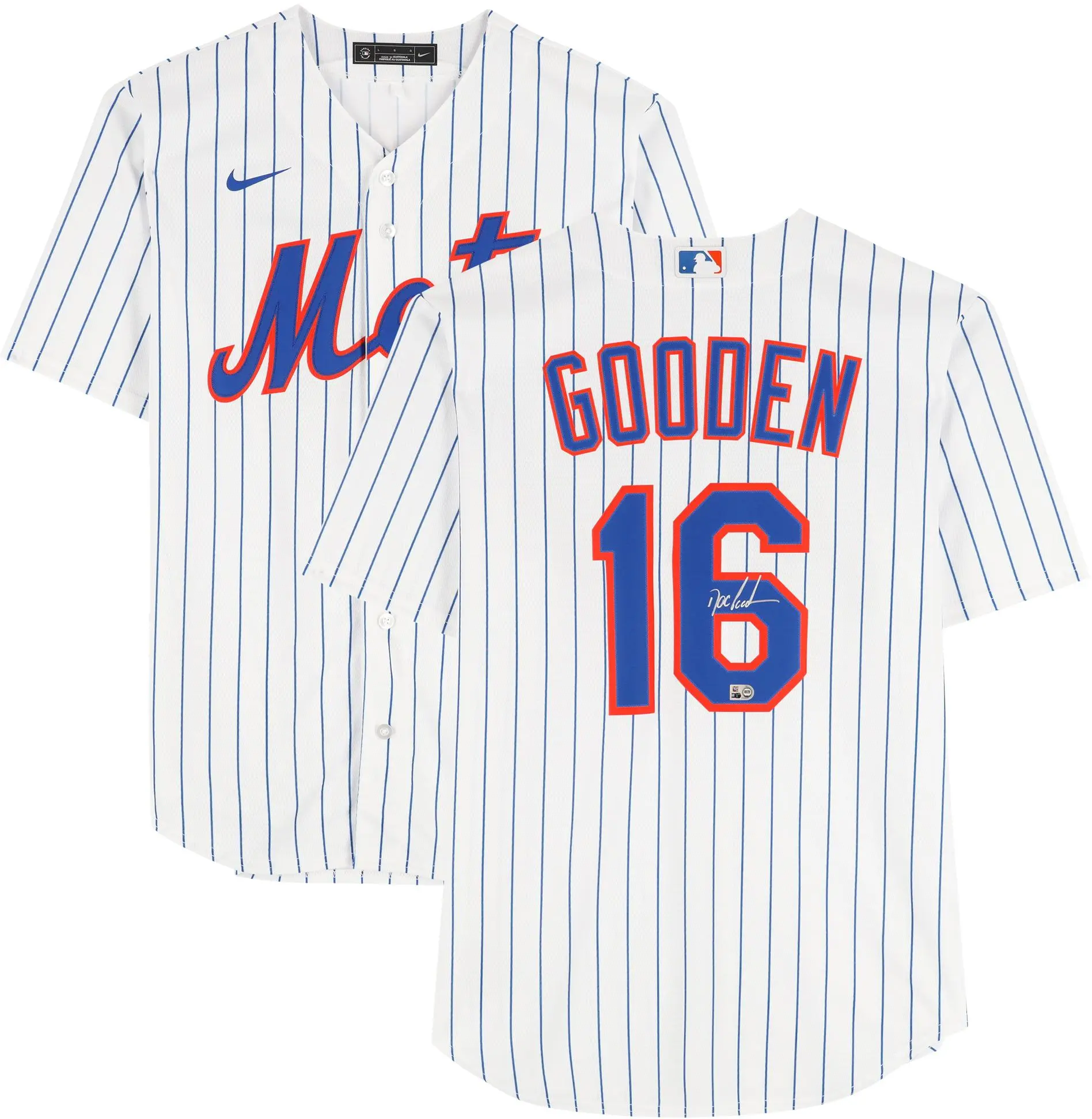 Dwight Gooden New York Mets Autographed White Nike Cooperstown Collection Replica Jersey - Fanatics Authentic Certified