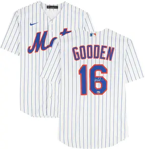 Dwight Gooden New York Mets Autographed White Nike Cooperstown Collection Replica Jersey - Fanatics Authentic Certified