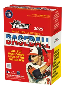 Trading Cards | Topps | 2025 Heritage MLB Baseball | Value Box