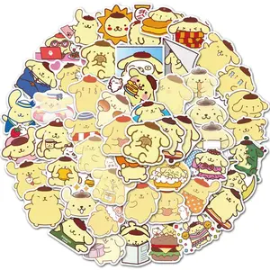 50Pcs Cute Pompompurin Stickers Kawaii Decoration for Laptop, Water Bottle & Journal