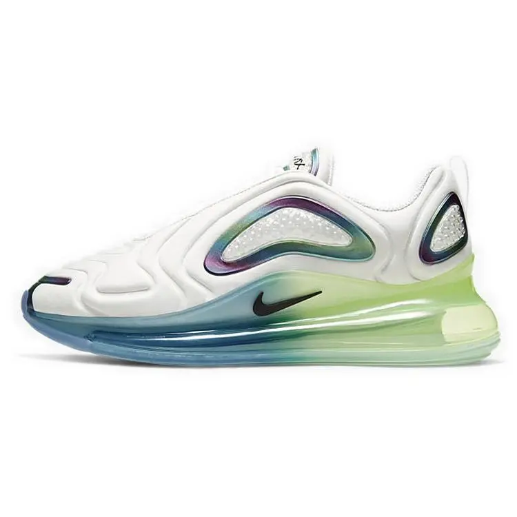Men's Nike Air Max 720 Bubble Pack Low-Top Sneaker - Skepta x Tailwind, Blue-Green Gradient, Air Cushioning, Athletic Casual Sports Shoes