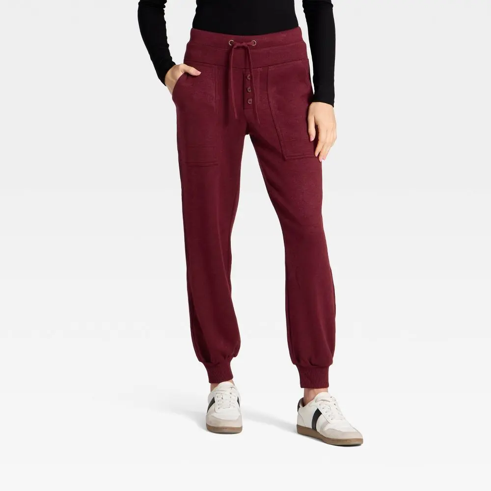 Women's High-Rise Knit Joggers - Universal