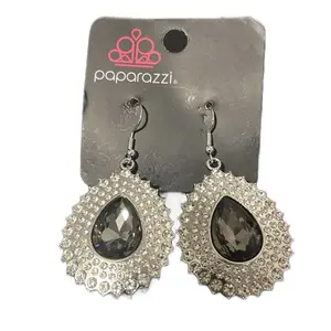 Paparazzi Bling Earrings with Teardrop Design and Sparkling Detailing by Paparazzi Jewelry